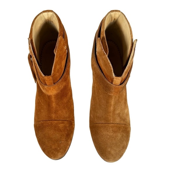 RAG & BONE Harrow Fringed Suede Ankle Boots - Picture 8 of 12